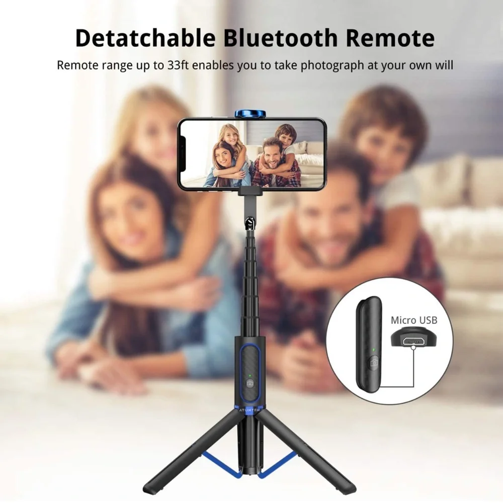 Bluetooth selfie stick pro